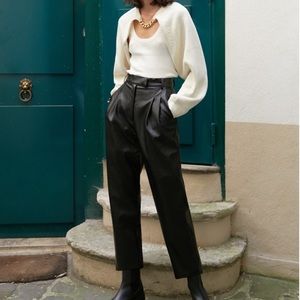 Pixie Market Faux Leather Pants